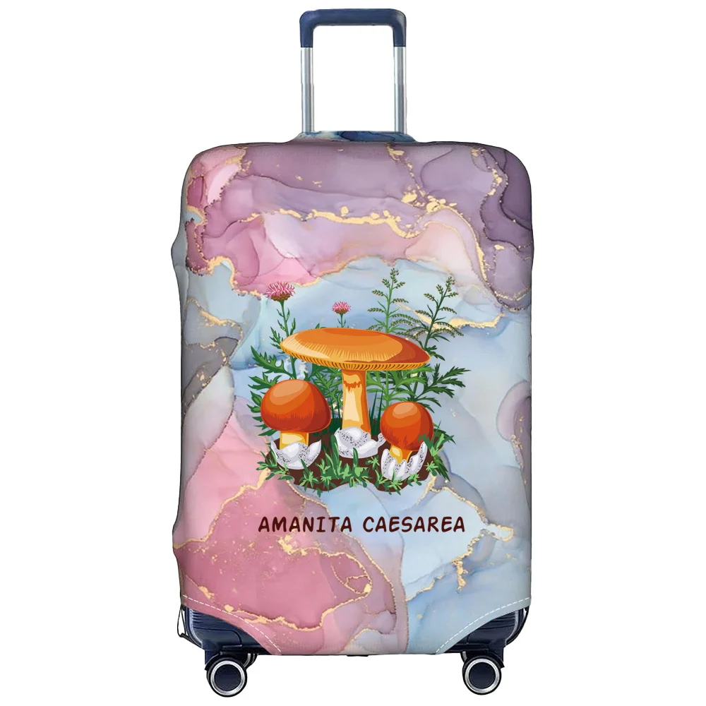 Luggage Cover Thick Elastic Baggage Protective Covers Print Mushroom Series  for 18-32 Inch Suitcase Covers Travel Accessories