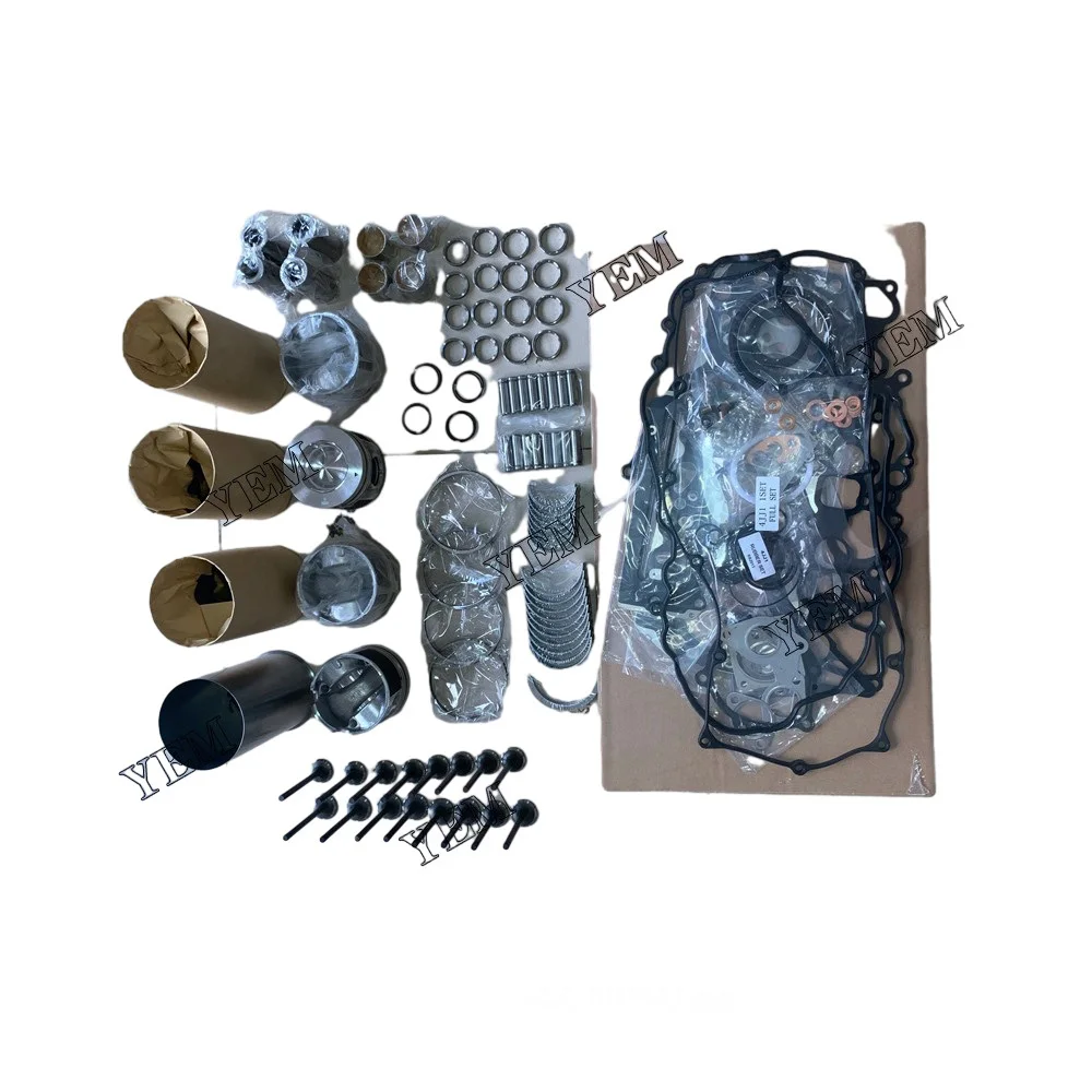 

4JJ1 Cylinder Liner Kit With Gasket Set Bearing&Valve Train Compatible For Isuzu Engine.