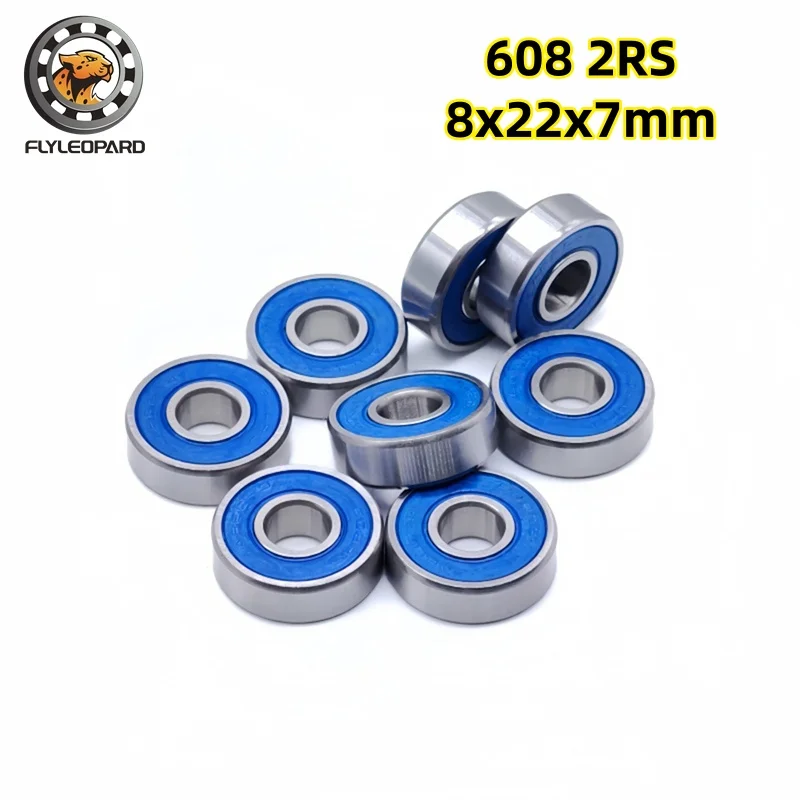 10Pcs 688-2RS 8x16x5mm Bearing ABEC-7 Hobby Electric RC Car Truck Ball Bearings 6700RS 6701RS 6702RS MR105RS MR115RS Blue Sealed