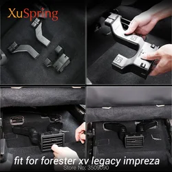 Car Rear Seat Air Conditioner Outlet Vent Extension Tube for subaru forester outback xv legacy impreza 2019 2018 2017