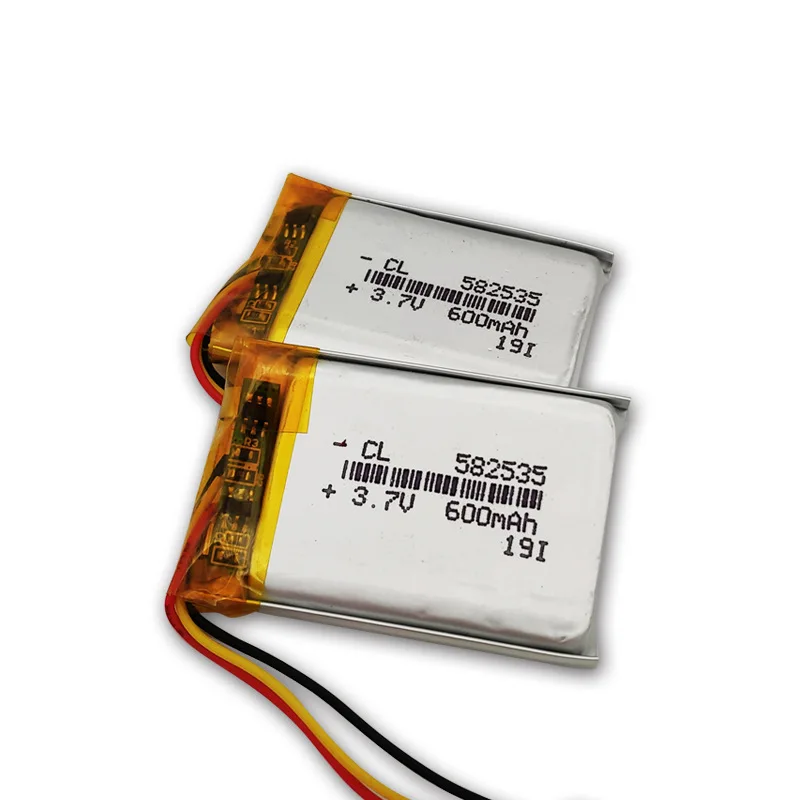 New 582535 SP5 3.7V 600mAh Rechargeable li lithium polymer Battery For dvr navigation video recorder DVR cubex v50 hp f550g