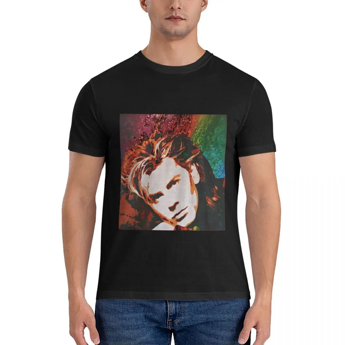 John Taylor T-Shirts for Men duran duran Fun Cotton Tees Crewneck Short Sleeve T Shirt Printing Clothes