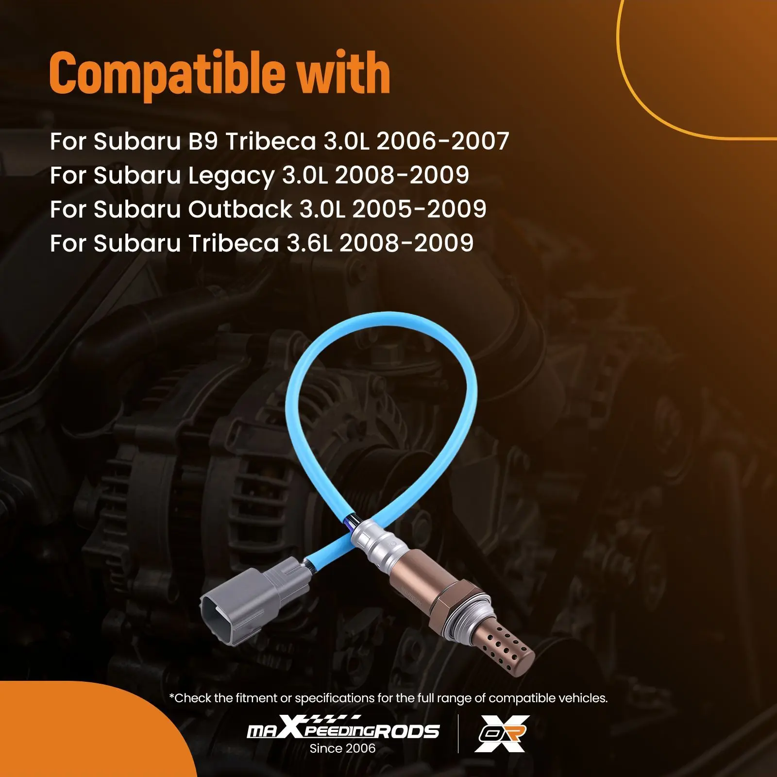 

4X Up&Downstream Oxygen Sensor For Subaru B9 Tribeca Outback Legacy Tribeca 3.0L