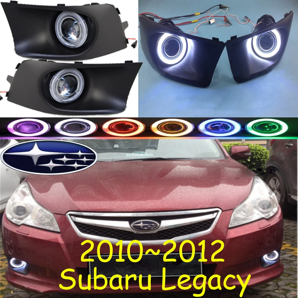 car bumper headlight for Subaru LEGACY fog projector lens light 2010~2012y car accessories CCFL LEGACY headlamp