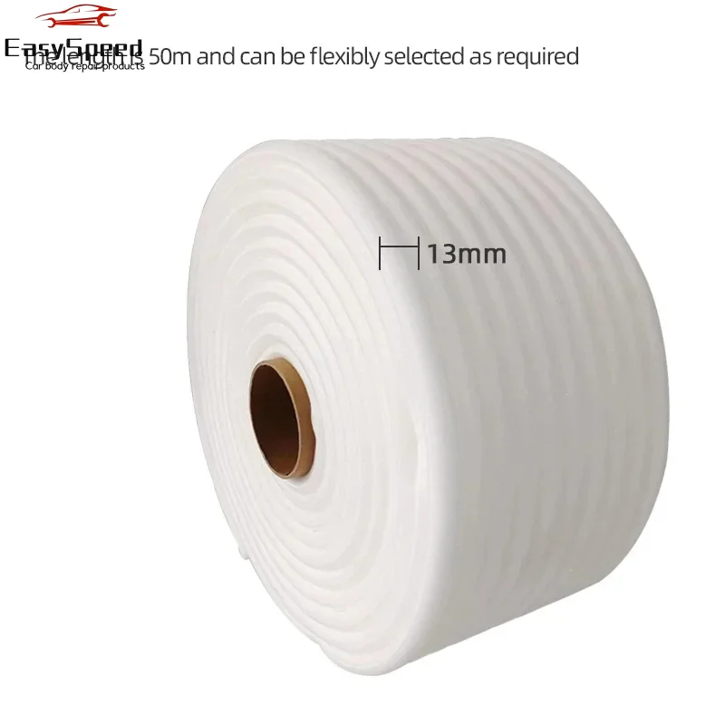 Car Sheet Metal Spray Paint By Sealing Rubber Strip 13mm x 50m Sponge Foam Sealing Strip Tape Anti-paint Mist