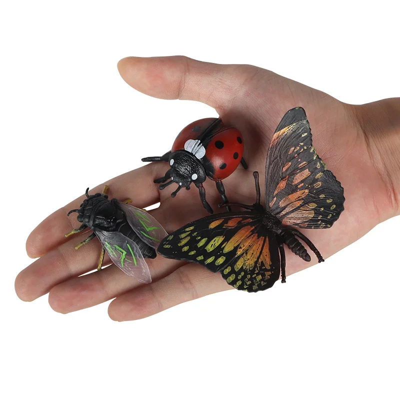 Children'S Miniature Simulation Models, Insects, Animal Toys, Pandas, Butterflies, And Other Animal Cognitive Teaching Aids