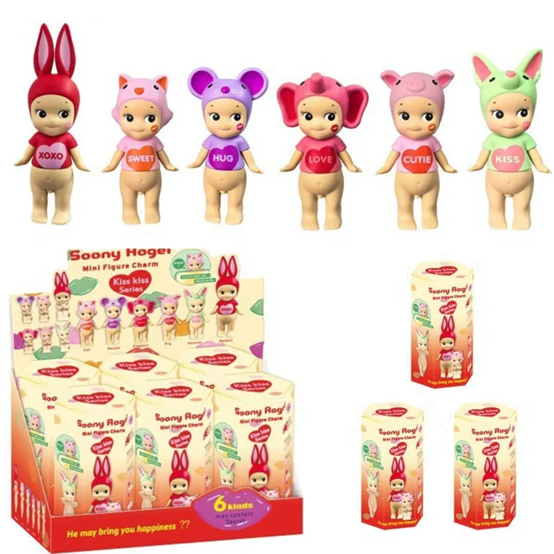 

Cute Angel Kiss Series Blind Box: Cute Kawaii Collectible Dolls, Desktop Ornaments, Models, Phone Charms, Decorative Gifts