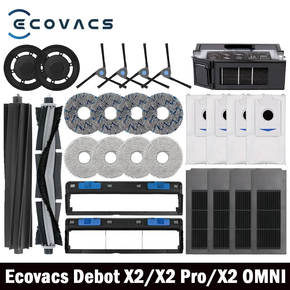ecovacs-deebot-x2-omni-x2-pro-x2-robot-aspirateur-accessoires-rouleau-brosse-laterale-principale-filtre-hepa-vadrouille-tissu-sac-a-poussiere-pieces