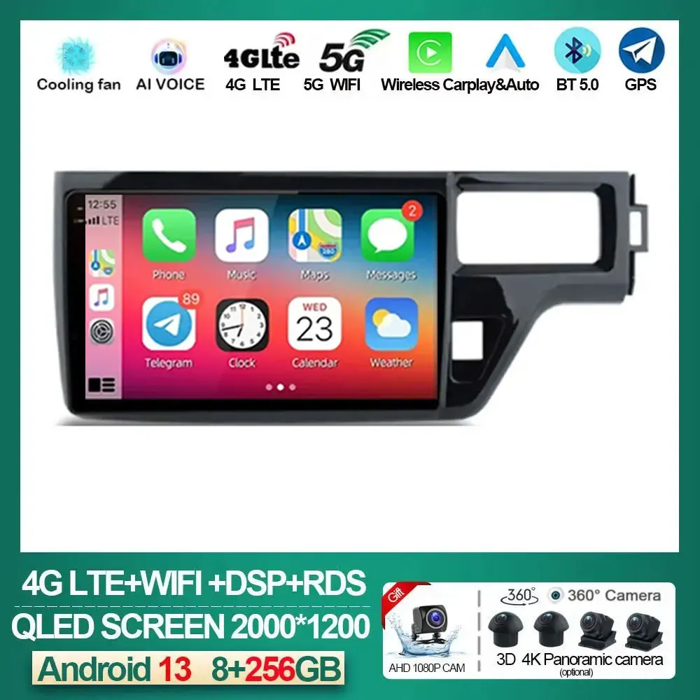 

Android 13 For Honda Stepwgn 5 2015 - 2021 RHD Car Radio Multimedia Video Player Navigation stereo GPS No 2din 2 din dvd