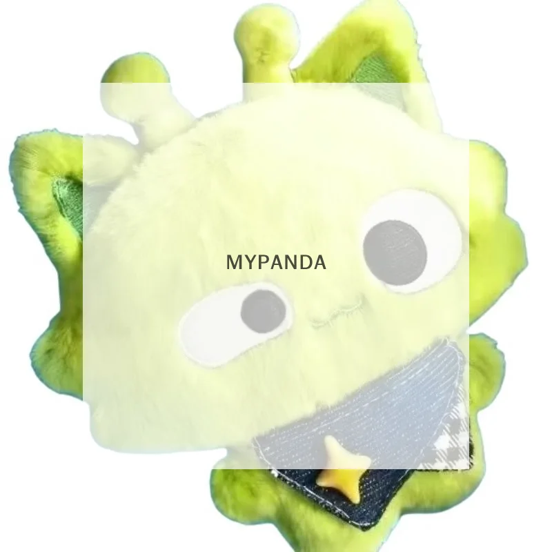 /Cna/Cartoon Alien Cat Plush Keychain Versatile Kawaii Room Decoration Accessories Surprise Gifts Plush Alien Cat Keyring 1Pcs