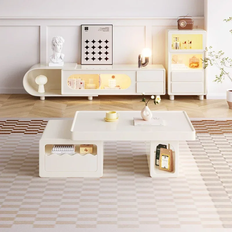 

Coffee Table TV Cabinet Combination Home Living Room Storage Cabinet Modern Coffee Table Storage Cabinet