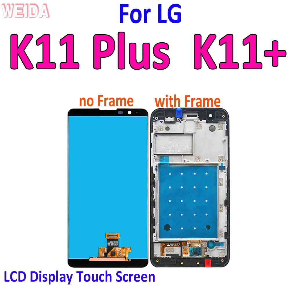 AAA+ LCD For LG K11 Plus LCD K11+ K11a LM-X410S LMX410 LMX410FC LMX410YC LMX410EO LCD Display Touch Screen Digitizer Assembly