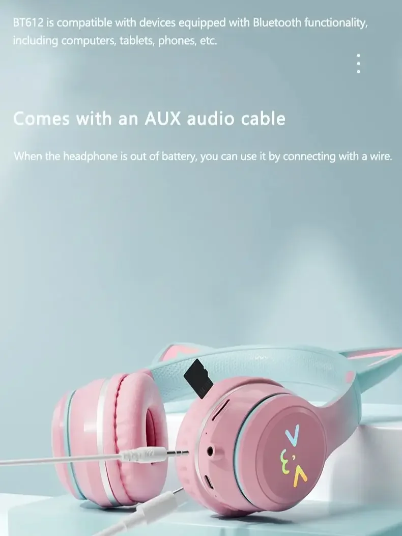 

Sooyn Choice For Portable Audio bluetooth headphone wireless Working time 8 hours Blue Green Black Purple Pink SY-BT612 LZ-2