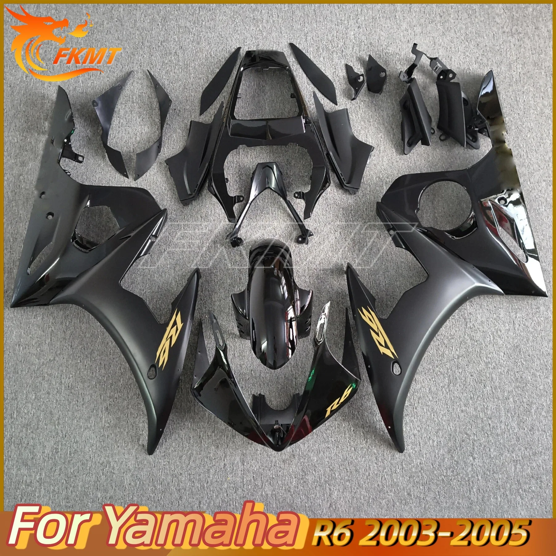 

Perfect Fit Fairing Kit for YAMAHA R6 03 04 05 Injection Plastic Full Body Bike Cowling Fairings R6 2003 2004 2005