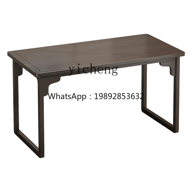 

DF ZWS. Solid wood calligraphy computer desk brush writing desk household Sinology desk