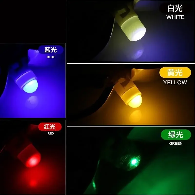 10/5PCS T3 T4.2 T4.7 COB Car LED Instrument Panel Lights Dashboard Indicator Central Control Lamp Wedge Light 12V White Red