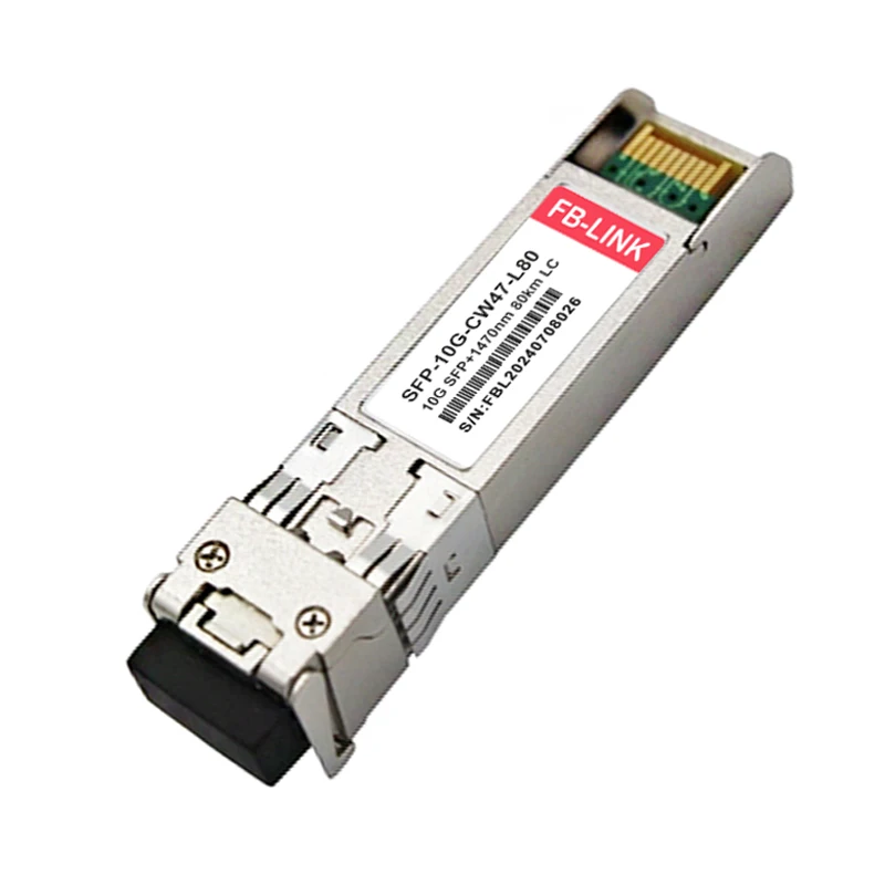 10G CWDM 10KM 1270nm-1610nm SFP+ DDM Duplex LC Fiber Optic Module compatible with Cisco Mikrotik Mellanox ubiquiti switch