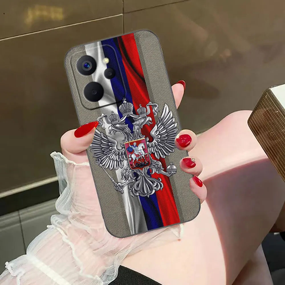 Russland Flaggen Emblem Benutzerdefinierte Foto Telefon Fall Für OPPO Realme 14 13 12 11 10 9I 8 8I 7 7I 6 5I 5S Pro Plus Silikon Fall Funda