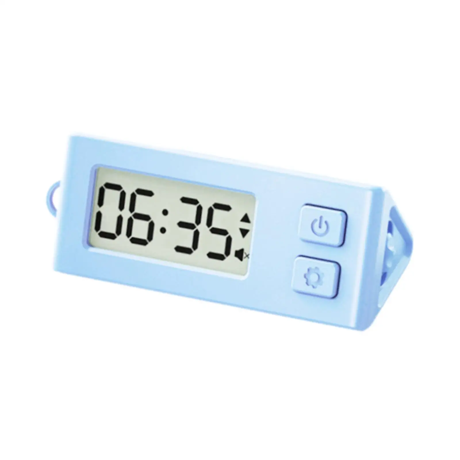 Small Digital Timer Kitchen Timer Visual Silent Portable LCD Display Count Down Clock for Children Classroom Kids Cooking