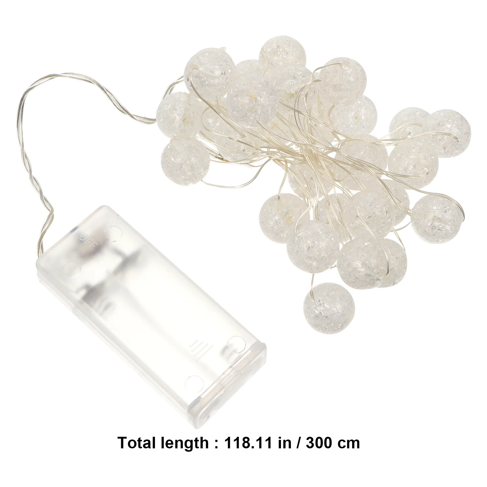 أضواء سلسلة LED غلوب كراكل الكرة الجنية أضواء الدافئة الأبيض الإضاءة للداخلية في الهواء الطلق حفل زفاف عيد الميلاد