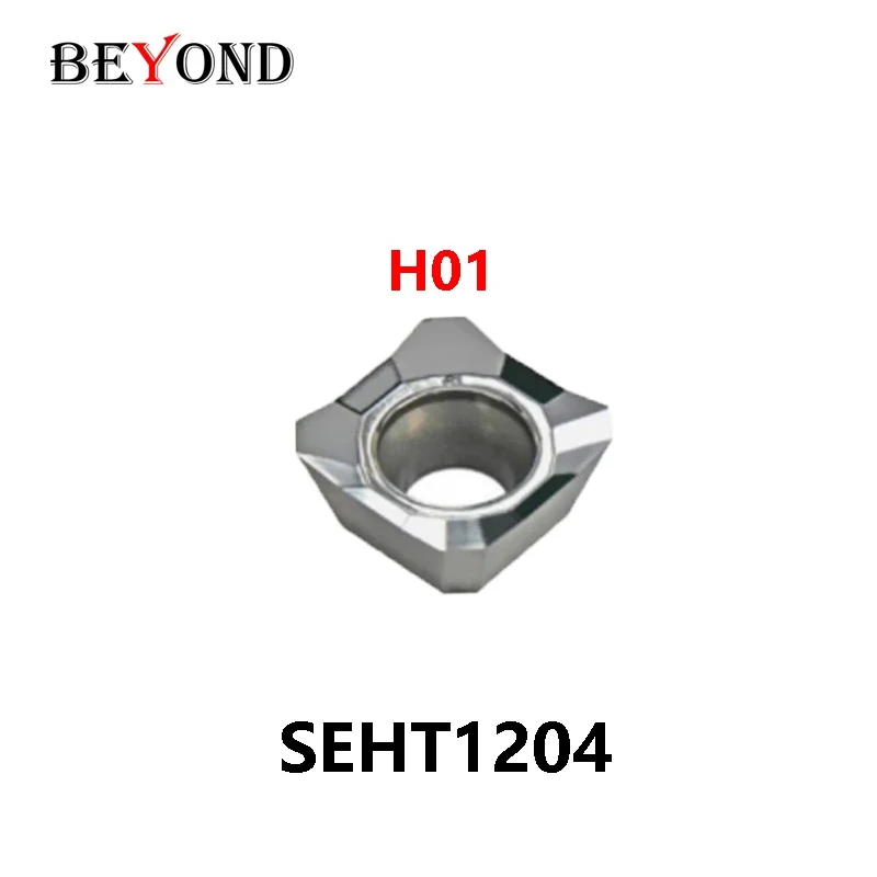 BEYOND SEHT1204 H01 H02 Milling Cutter Processing Aluminum Copper SEHT 1204 Carbide Inserts Lathe Tools SEHT12 Colours Turning