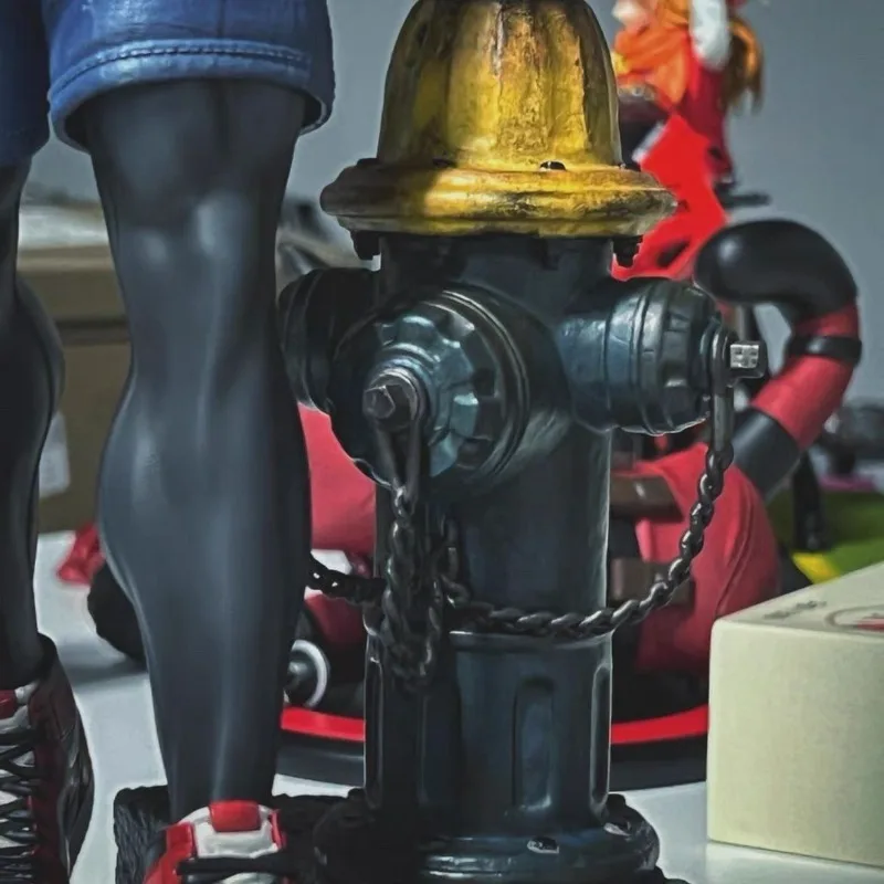 44cm os vingadores figura homem-aranha: no verso-aranha anime coleção modelo resina ornamentos de mesa crianças brinquedos