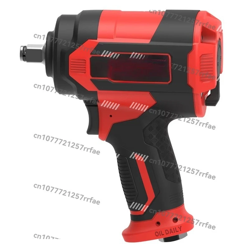 Compact High Torque 1400 Nm 1/2 Inch Drive Air Impact Wrench Air Tool for Quickly Releasing Fastening Bolts Nuts