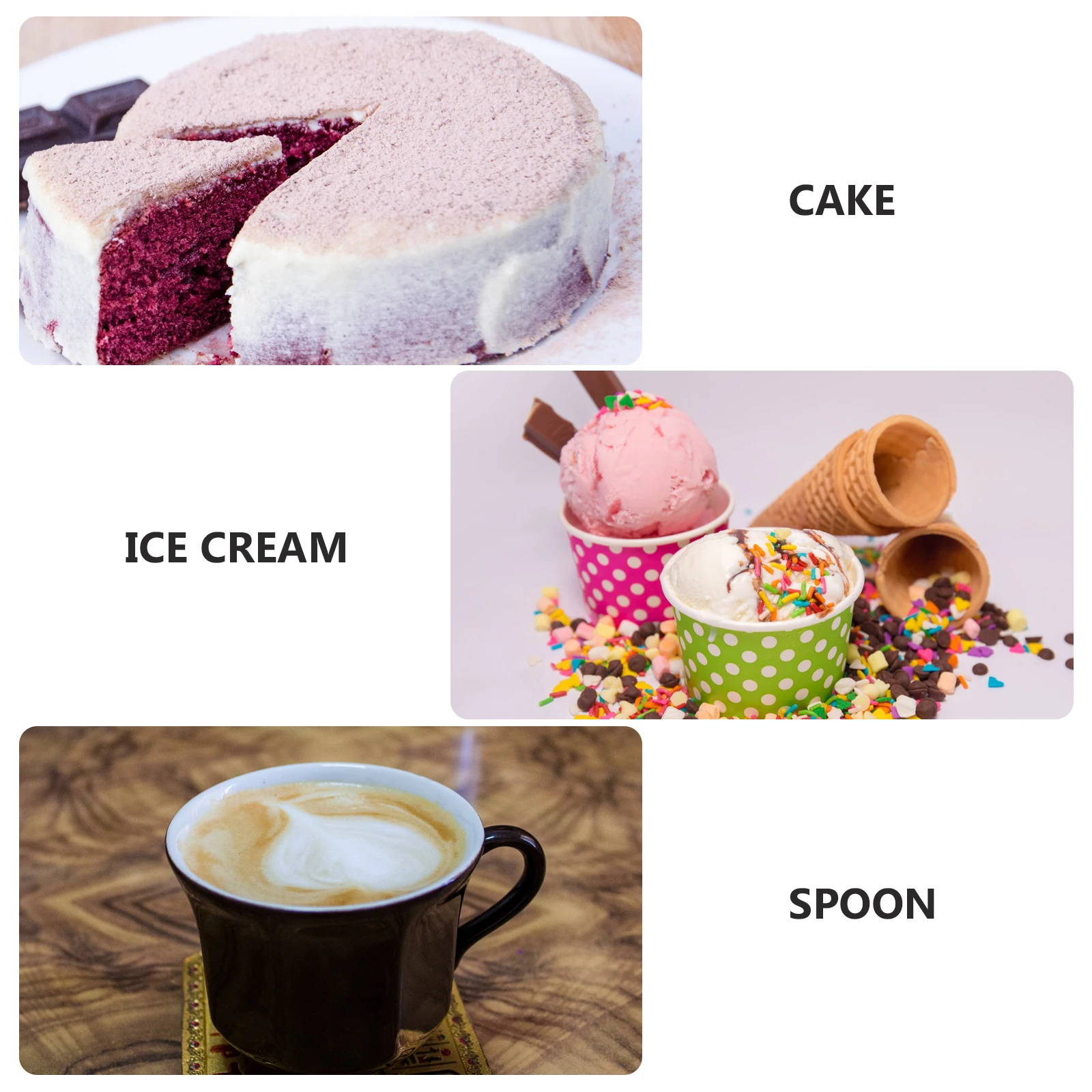 

2Pcs Shell Floral Cute Kitchen Coffee Spoon Natural Material Smooth Polishing Dessert Spoon Unique Design Kitchen Supplies