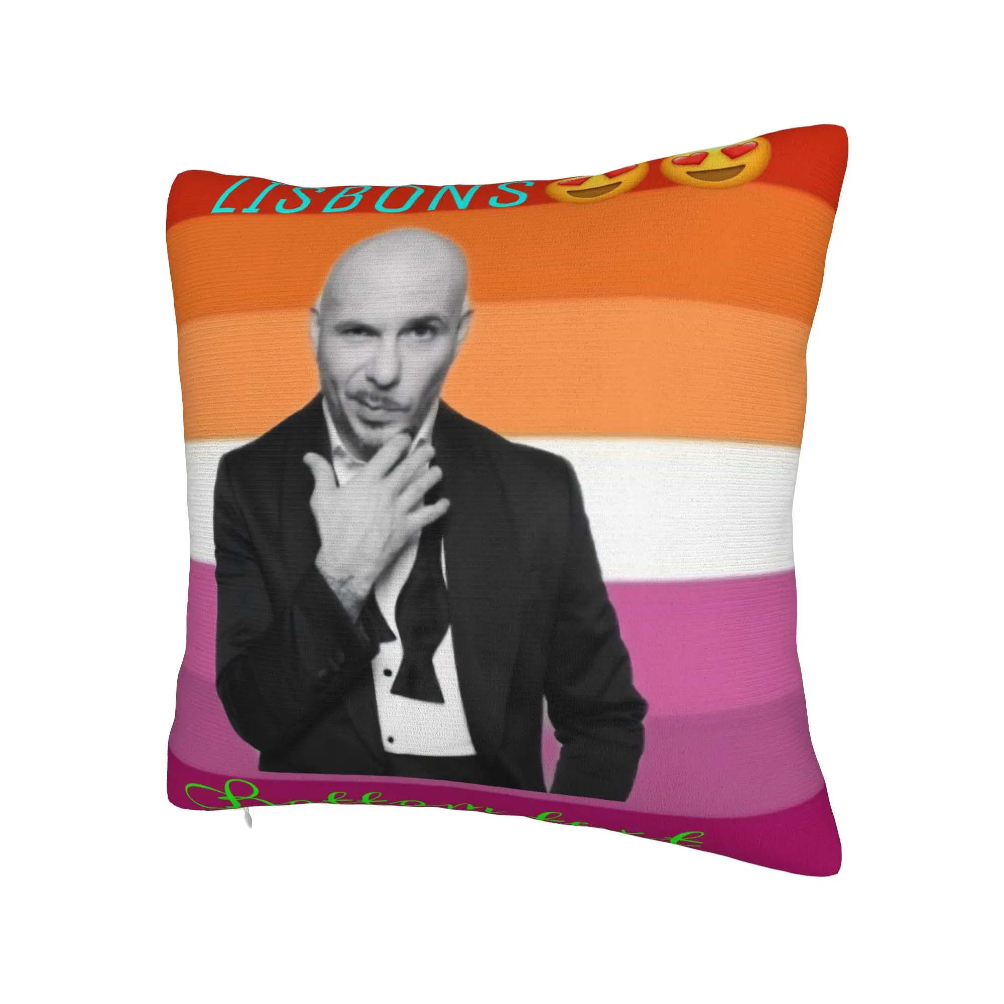 Singer Pitbull Tour 2026 Pillowcase Accessories Printed Cushion Cover Decoration  Pillow Case Cover Home Multiple Sizes
