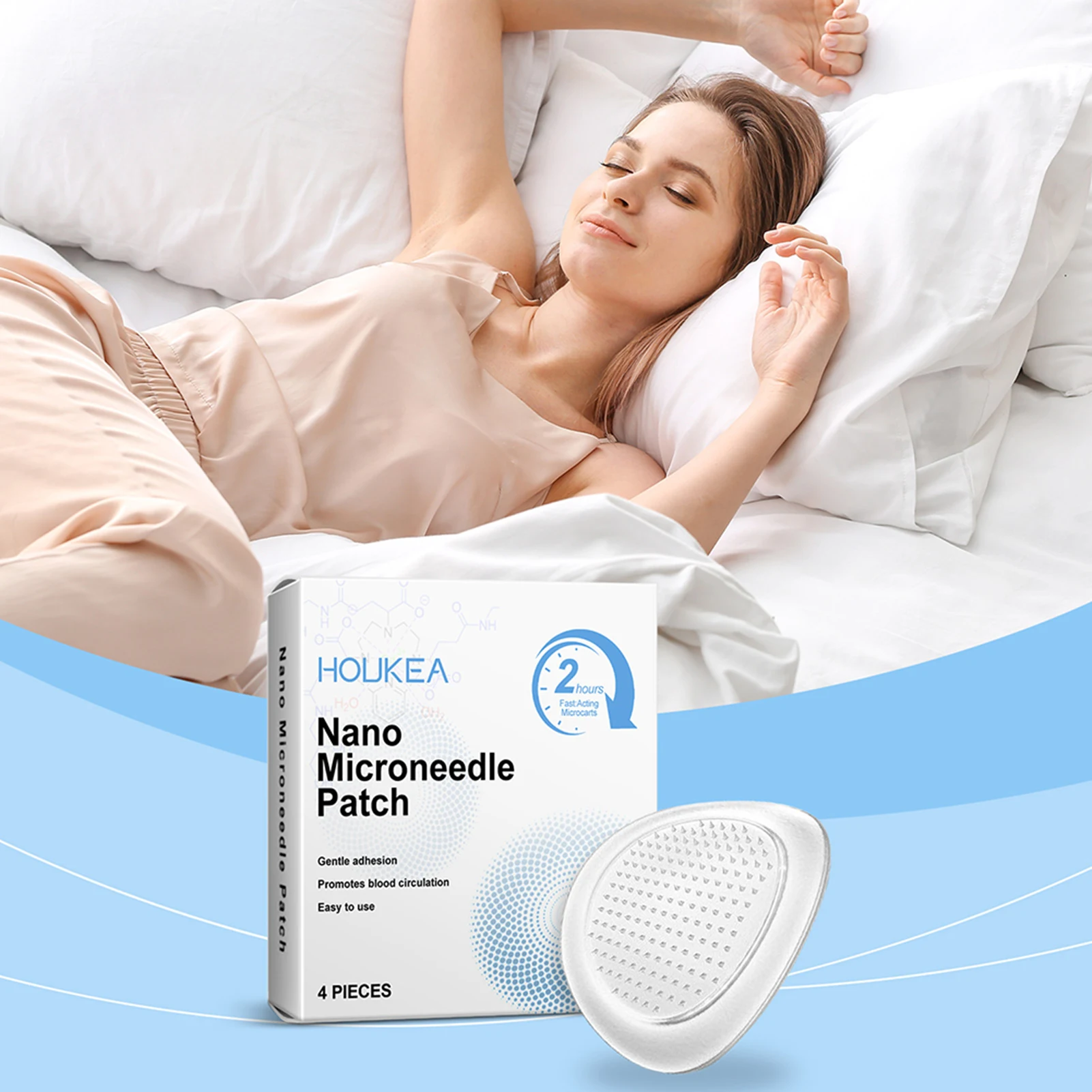 

Тело для похудения нанос микроиглпатч нежный успокаивающий массажный пластырь наносе