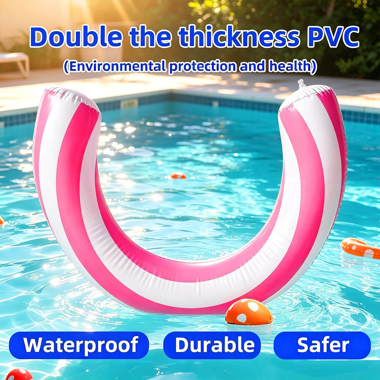 

Adult Inflatable Pool Float Noodles Inflatable Curved Pool Noodle for Pool Party Swimming Toys Beach Water Games Supplies