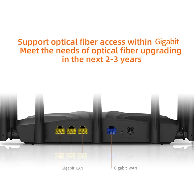 Tenda-AC23 AC2100 라우터 기가비트 2.4G & 5.0GHz 듀얼 밴드 2100M 무선 라우터 와이파이 리피터 글로벌 버전 핫스팟, 텐다