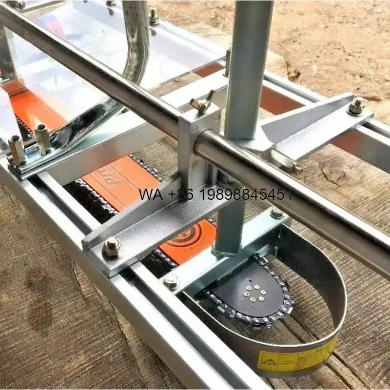 Wmwmnu for Portable Manual Industrial Grade Chainsaw Mill with Aluminum Steel Customizable OEM Builders and Garden Tools