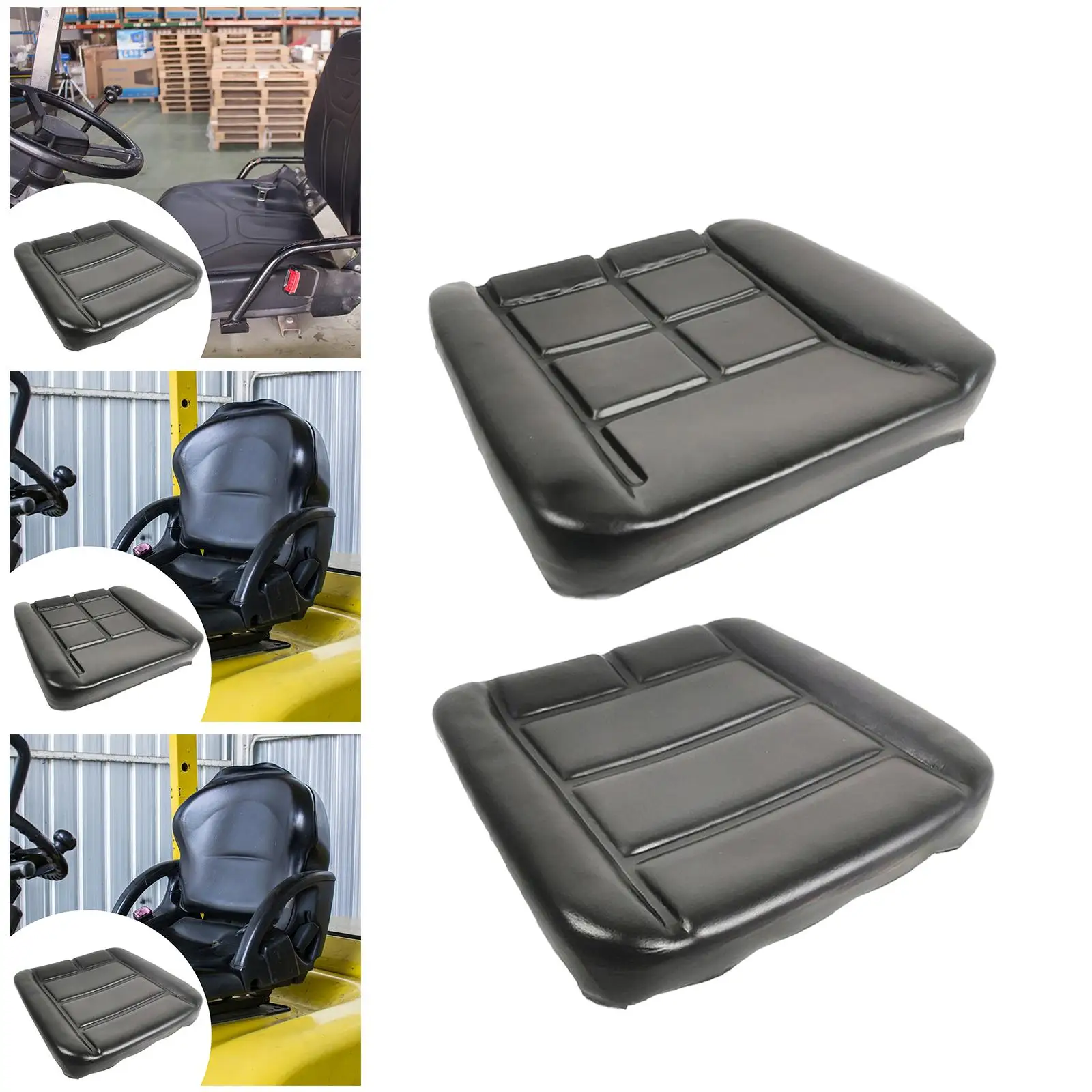 

Forklift Seat Cushion Waterproof Reliable Skid Loader Seat Replacement for Farming Machinery Tricycle Agricultural Vehicle