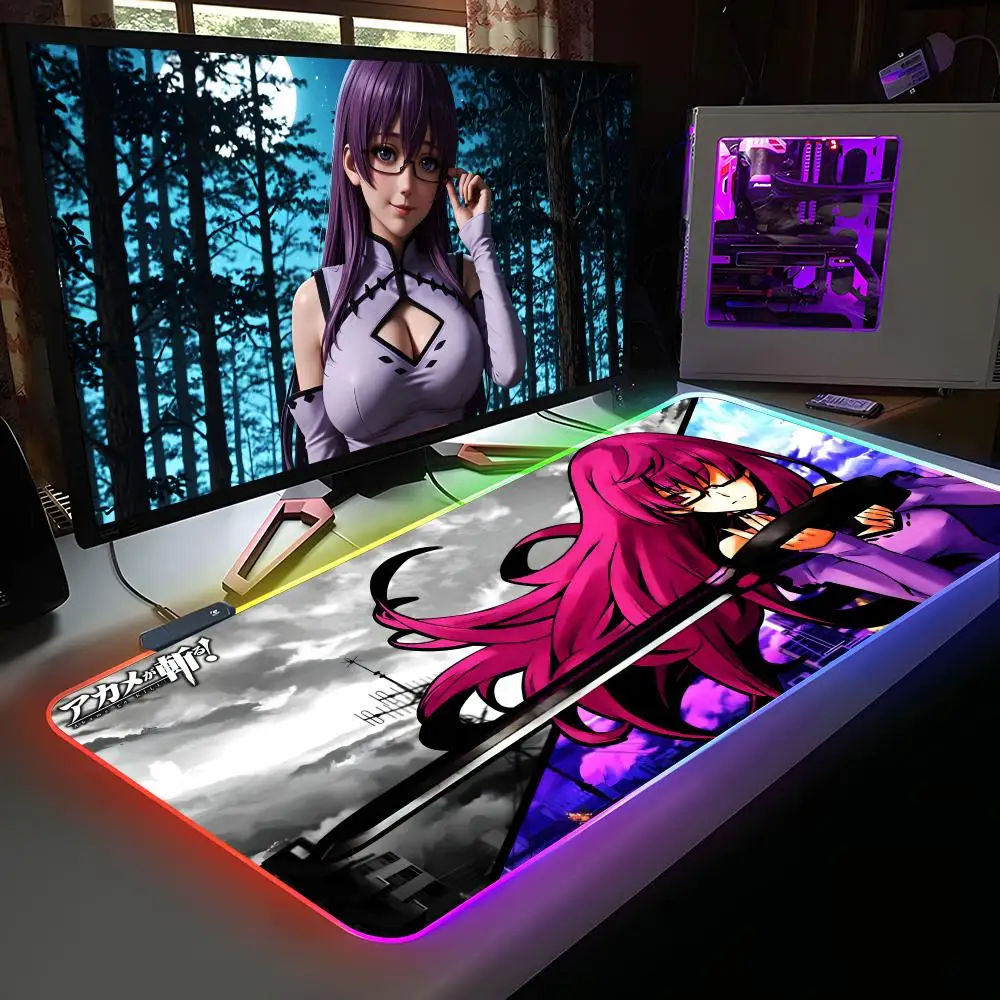 

Коврик для мыши Akame Ga Kill Sheele RGB резиновый компьютерный ноутбук официальная игра цветной киберспортивный эстетический красивый модный роскошный коврик
