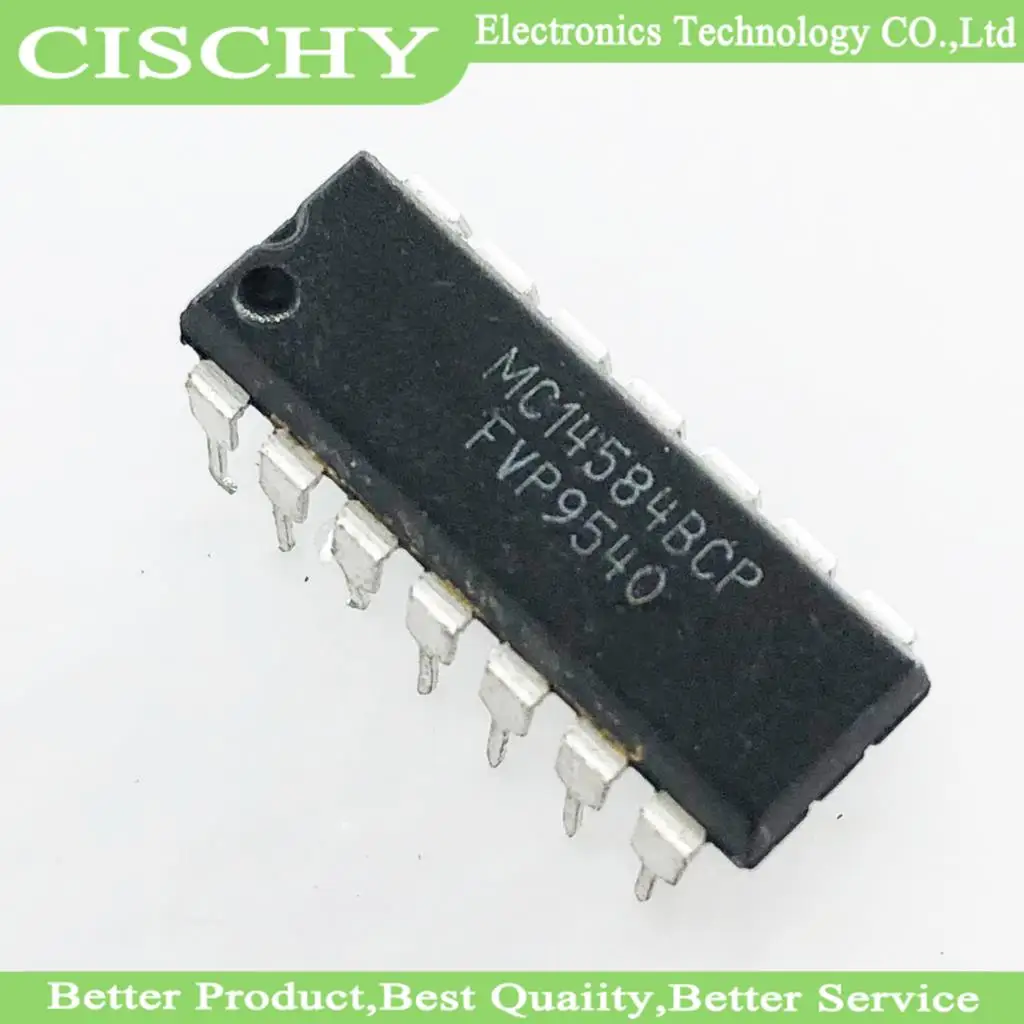 10pcs MC14584BCP HD14584BP MC14584 HD14584 DIP-14 In Stock