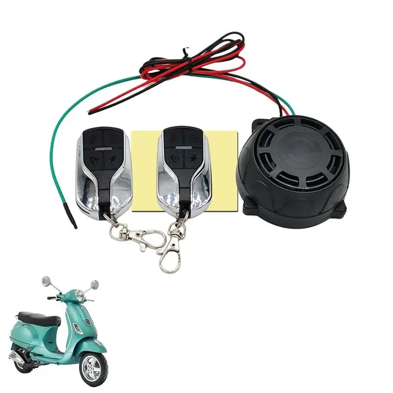 12V Motorcycle Anti-Theft Device 12V Waterproof Motorcycle Alarm System 115dB Bike Alarm Wireless Vibration Motion Sensor For