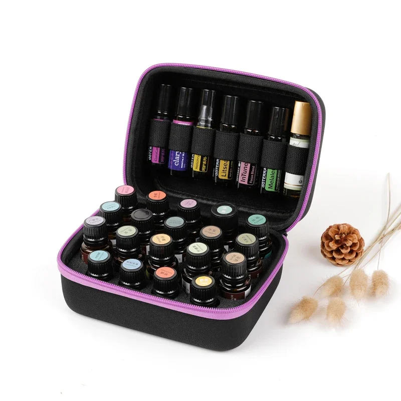 44 Slots 15ML Essential Oil Storage Box for DoTERRA 5ML 10ml Travel Essential Oil Roller Bottles Hanging Storage Organizadores