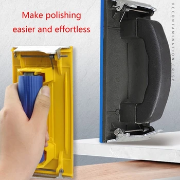1PC Lixa Mão Push Board Polimento Lixar Parede Carpintaria Drywall Lixar M4YD