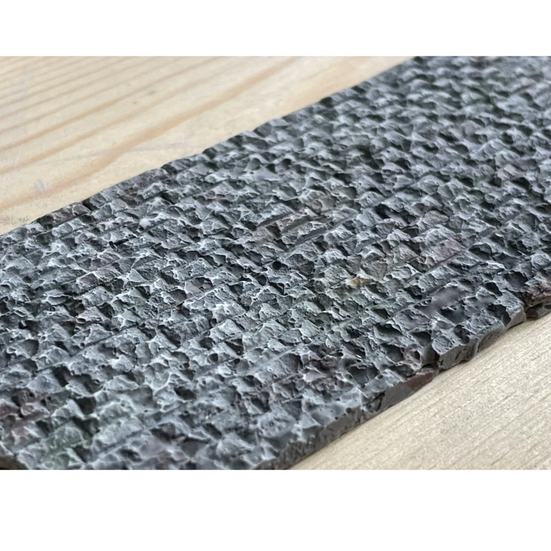 1PCS N Scale 15x5cm Simulation Stone Wall Train Sand Table Slope Protection Model Micro Decorate Landscape Accessory for RC Car