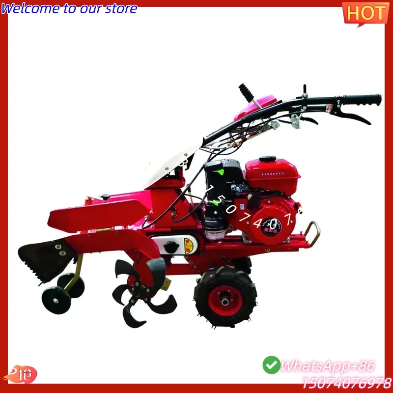 2026 Flexible Mini Power Tiller Air-Cooled Ditching Cultivator