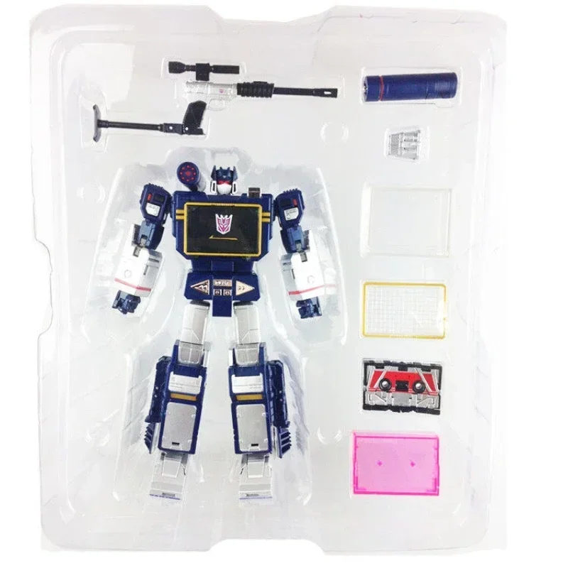 Takara Tomy-figuras de acción Transformers, Robots KO MP13, Mp-13, deformación Soundwave, juguete coleccionable