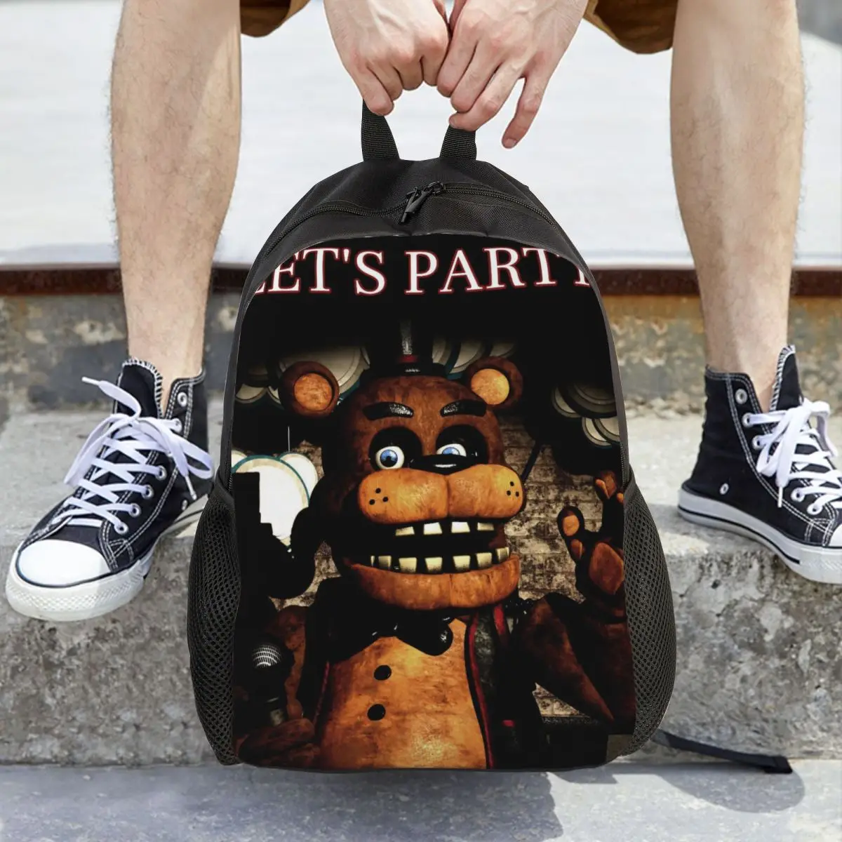 FNAF At Freddys Zaino per bambini, ragazze, ragazzi, borsa da scuola leggera per asilo nido dei più piccoli