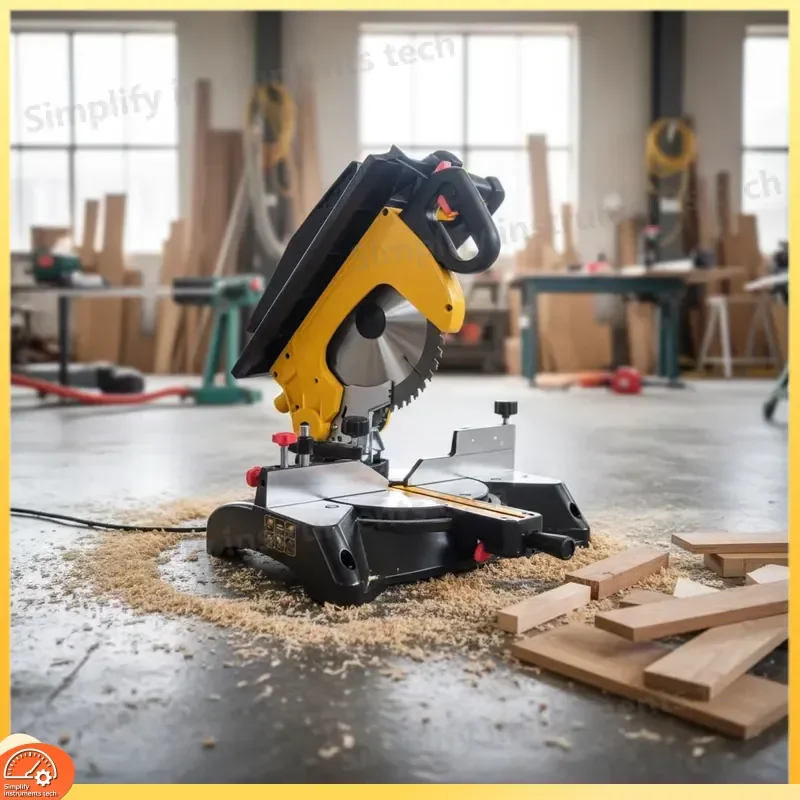 Brushless Miter Saw Aluminum Wood Cutter Multifunctional Profile Cutting Durable Oblique Angle Sawing Tool