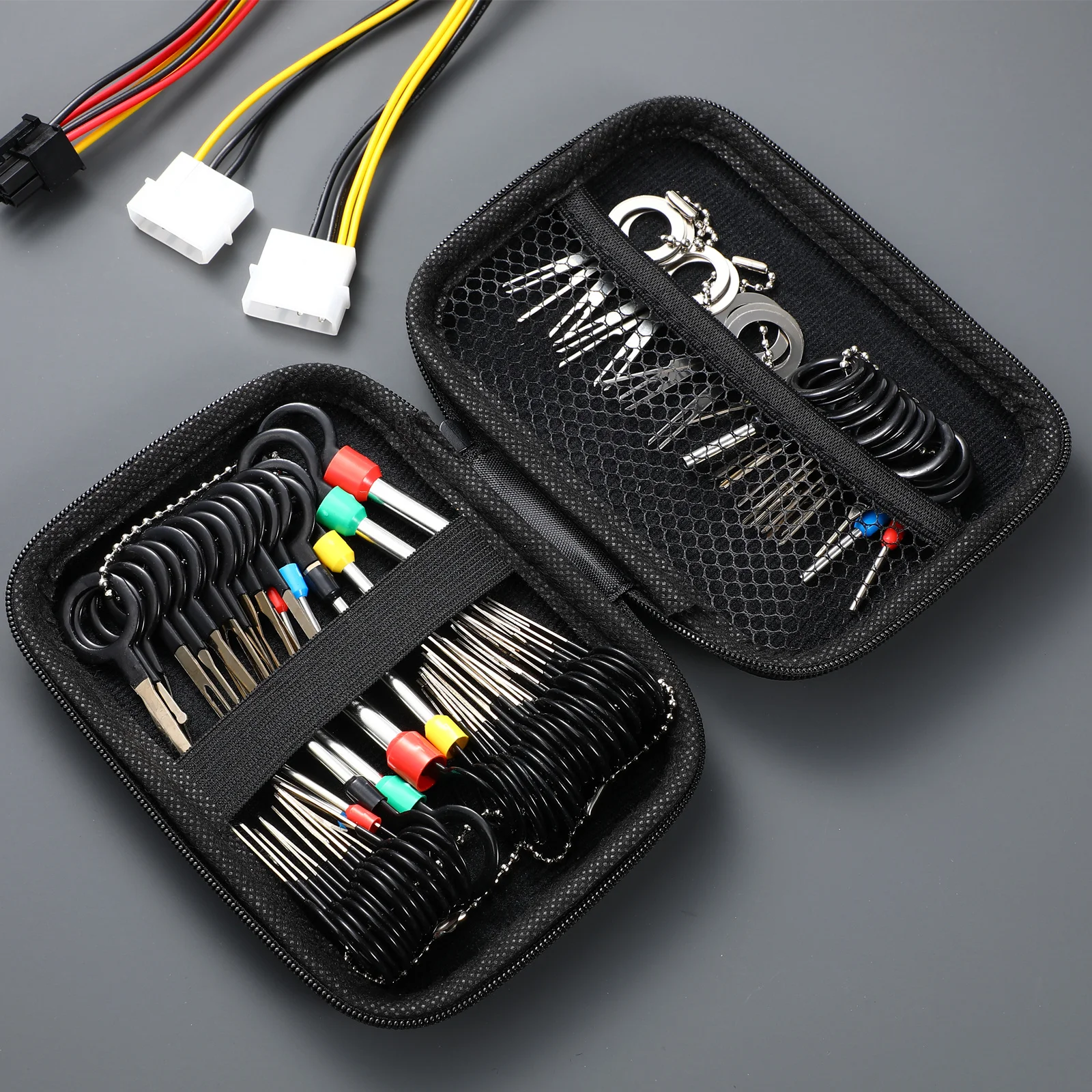 

76pcs Terminal Removal Tool Kit Car Wire Pin Extractor Automotive Tools Electrical System Repair Depinning Set Handheld