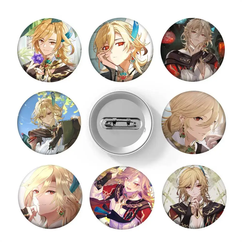 game Genshin Impact Kaveh Round badge creative brooch clothing backpack Accessories lapel pin