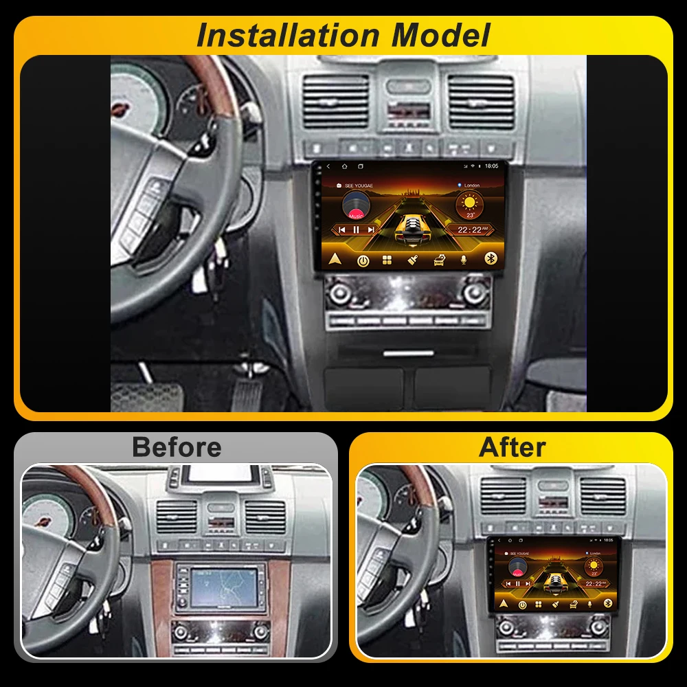 ل سانج يونج ريكستون 2002 - 2005 2006 أندرويد 15 راديو السيارة الوسائط المتعددة مشغل فيديو ستيريو رئيس وحدة 2 din أندرويد السيارات واي فاي 5G