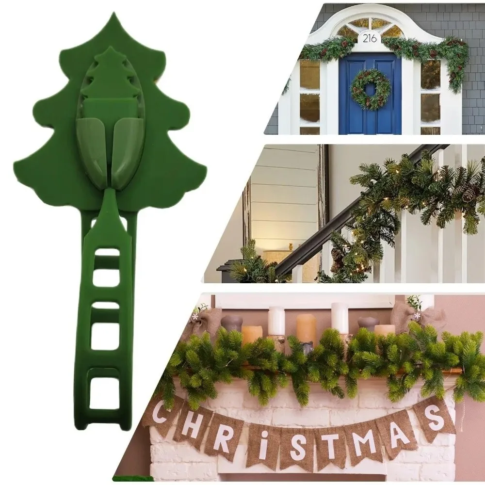 1/2Pcs Multifunctional Hook Garland Ties Retractable Strap Stretchable Wire Christmas Garland Ties Wreath Hanger Wall Organizer
