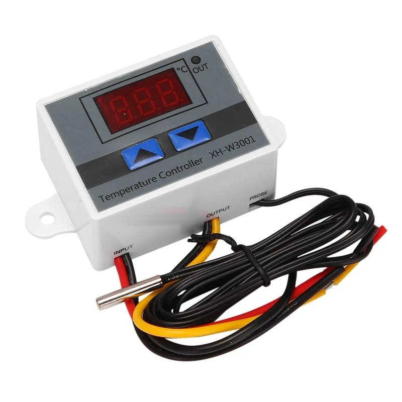 4X 220V DIGITAL LED Temperature Controller 10A เทอร์โมควบคุมพร้อมสวิตช์ดิจิตอลจอแสดงผล Incubation CONTROLLER