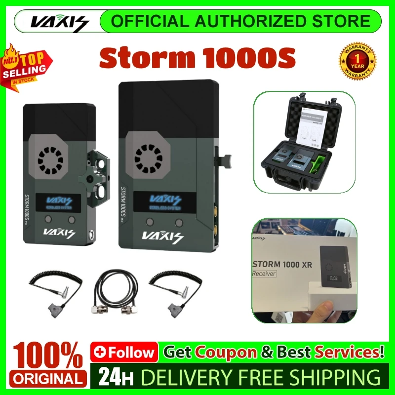 Vaxis Storm 1000S Профессиональный передатчик-приемник Видео SDI 1080P 5G Панельное кинооборудование Беспроводная HD-видео передача``